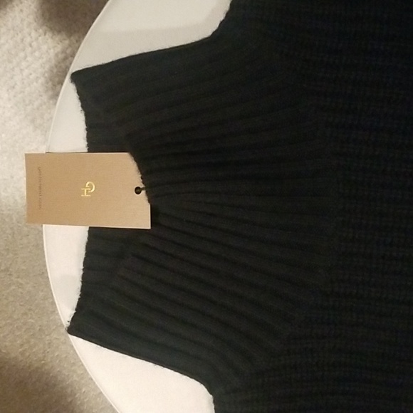 NWT Oversized Cashmere Turtleneck Sweater (Black) - Gentle Herd - Picture 13 of 16